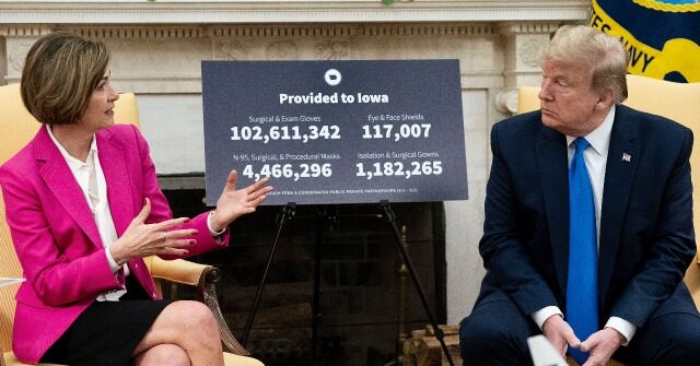 Donald Trump Takes Aim at Iowa Gov. Kim Reynolds over Neutrality