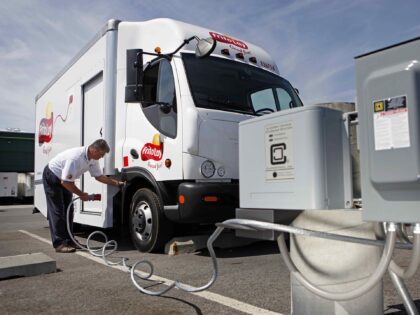 Electric truck (David Goldman/AP Images for Frito-Lay)