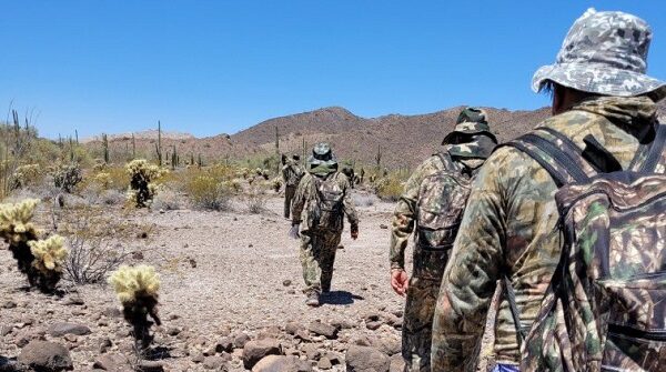 Camo-Wearing Migrants Captured in Arizona Desert near Border