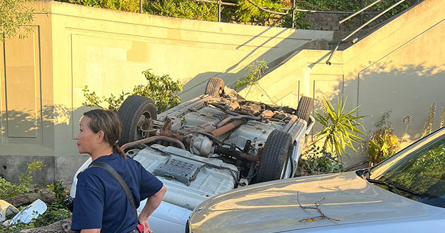Watch: Driver Loses Control, Careens Down San Francisco Hill