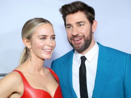 Emily Blunt and John Krasinski attends the "A Quiet Place Part II" World Premiere at Rose