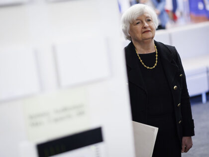 Janet Yellen, US Treasury secretary, arrives at the Johns Hopkins Universitys School of Advanced International Studies (SAIS) in Washington, DC, US, on Thursday, April 20, 2023. Yellen said the Biden administration was prepared to accept economic costs as it sought to protect US national security interests from threats posed by …
