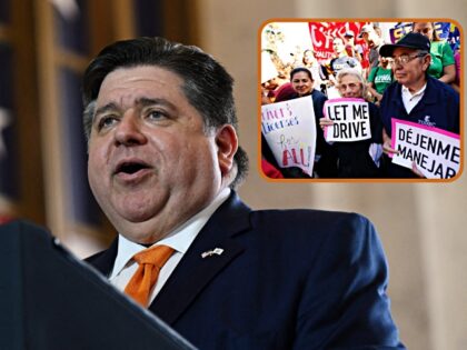 Illinois Governor J.B. Pritzker speaks before US President Joe Biden delivers remarks about the economy at the Old Post Office in Chicago, Illinois, on June 28, 2023. (Photo by ANDREW CABALLERO-REYNOLDS / AFP) (Photo by ANDREW CABALLERO-REYNOLDS/AFP via Getty Images)