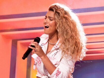 Tori Kelly performs during the 1DayLA presents The Freedom Experience featuring Justin Bieber at SoFi Stadium on July 24, 2021 in Inglewood, California. (Photo by Timothy Norris/WireImage)