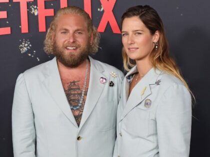 Jonah Hill and Sarah Brady attend the world premiere of Netflix's "Don't Look Up" at Jazz
