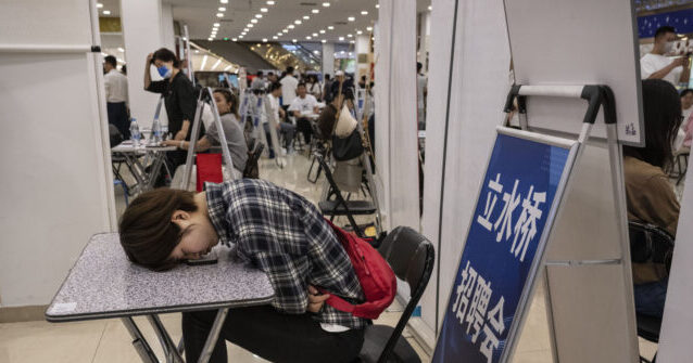 NextImg:China's Youth Unemployment Hits Record High