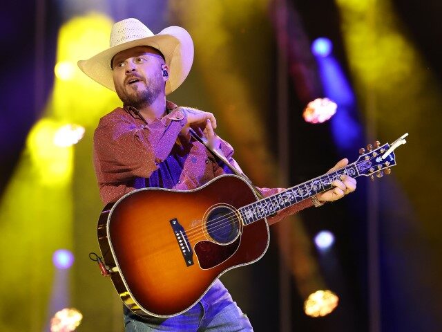 Cody Johnson performs on stage during day two of CMA Fest 2023 at Nissan Stadium on June 0