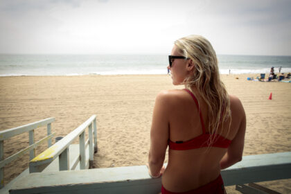 LA FIRE & RESCUE -- "The Real Baywatch" Episode 104 -- Pictured: Holly Maine -- (Photo by: Chris Haston/NBC via Getty Images)