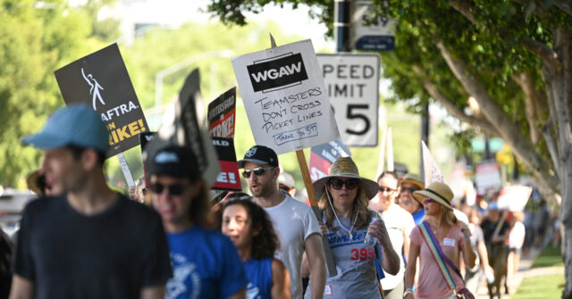 Striking Hollywood Writers Outraged over Universal Studios Trimming Trees that Gave Them Shade in Picket Line