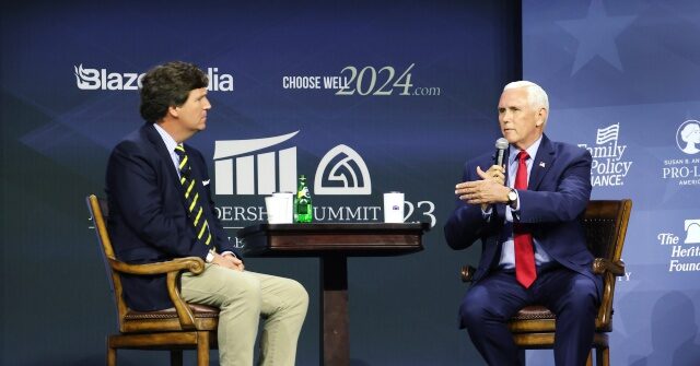 Tucker Grills Pence Over January 6: 'Do You Think that Was an Insurrection?'