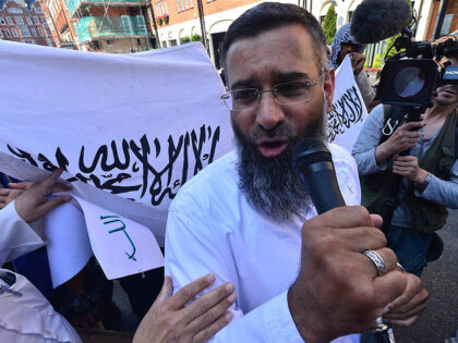 The picture taken on July 2013 shows Anjem Choudry the radical preacher who has been an ou