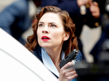 MARVEL'S AGENT CARTER - "Valediction" - Peggy faces the full fury of Leviathan, as Howard Stark makes his return in the explosive season finale of "Marvel's Agent Carter," TUESDAY, FEBRUARY 24 (9:00-10:00 p.m., ET) on the Walt Disney Television via Getty Images Television Network. (Photo By Kelsey McNeal/Walt Disney Television …