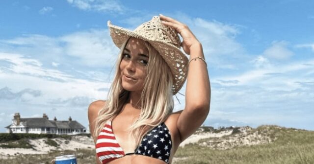 LSU Gymnastics Star Olivia Dunne Springs Handstands in USA Bikini to Promote New Energy Drink Deal