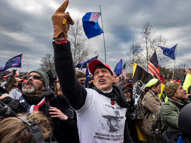 WASHINGTON D.C., USA - JANUARY 6: Trump supporters clash with police and security forces a