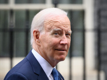 LONDON, ENGLAND - JULY 10: US President Joe Biden departs from 10 Downing Street following