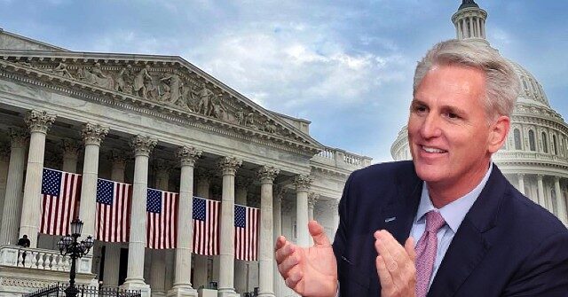 Kevin McCarthy Posts Photos of Capitol Building with American Flags