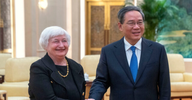 Yellen on Chinese Economic Leadership: We Have to Work with China to 'Both' 'Have a Significant Role in the Global Economy'
