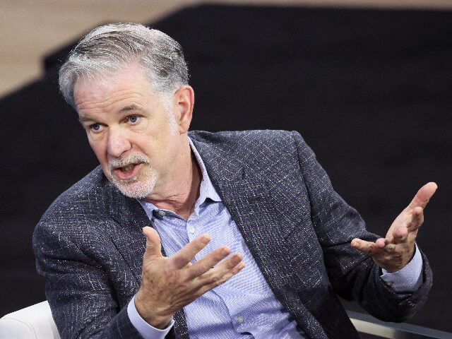 NEW YORK, NEW YORK - NOVEMBER 30: Netflix founder and Co-CEO Reed Hastings speaks during t