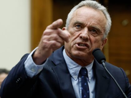 WASHINGTON, DC - JULY 20: Democratic presidential candidate Robert F. Kennedy Jr. speaks during a hearing with the House Judiciary Subcommittee on the Weaponization of the Federal Government on Capitol Hill on July 20, 2023 in Washington, DC. Members of the committee held the hearing to discuss instances of the …