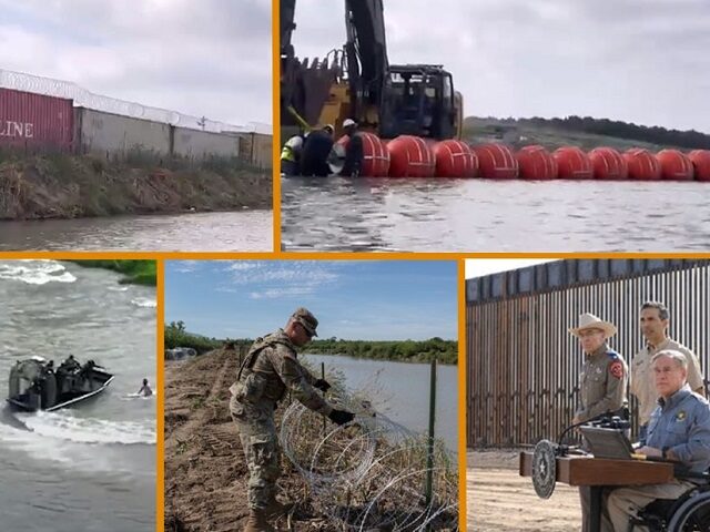 Texas deploys a multi-layer border security strategy to deter and turn back border crosser