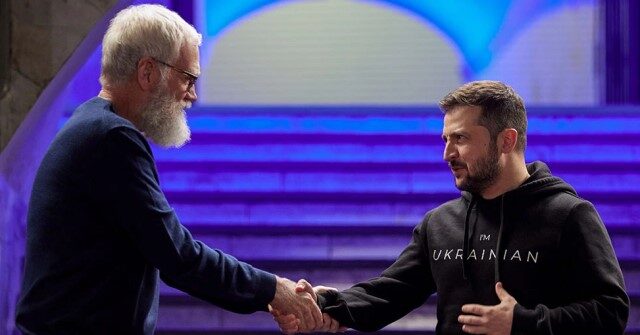 David Letterman Gets Emmy Nomination for Interview with Volodymyr Zelensky