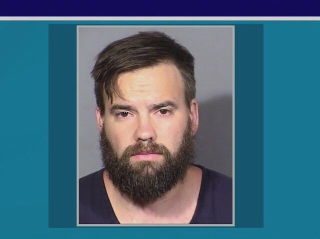 Brian Danilczyk, 35, of West Babylon, was charged with streaking into a Las Vegas casino and dancing naked on a table and for allegedly slugging a one-legged man on the Strip in Sin City on Sunday, according to police in Nevada. LVMPD