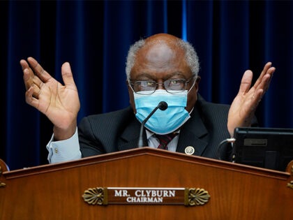 Committee Chairman and House Majority Whip Rep. James Clyburn (D-SC) speaks as Secretary of Health and Human Services Alex Azar testifies before the House Select Subcommittee on the Coronavirus Crisis, on Capitol Hill on October 2, 2020 in Washington, DC. (Photo by J. Scott Applewhite-Pool/Getty Images)
