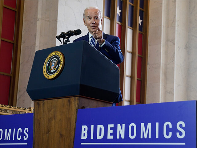 President Joe Biden delivers a speech on “Bidenomics” on June 28, 2023, at the Old Pos