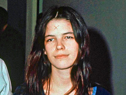 Leslie Van Houten is shown in a Los Angeles lockup on March 29, 1971. The Charles Manson f