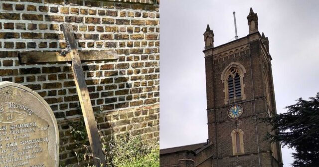 NextImg:Church in Shock After Wooden Cross Burnt in Graveyard, Threats Made