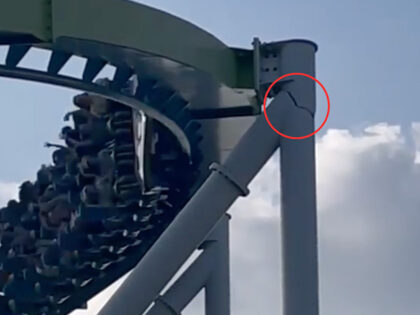 Jeremy Wagner alerted officials when he saw the crack on the Fury 325 giga roller coaster that is located inside the Carowinds amusement park
