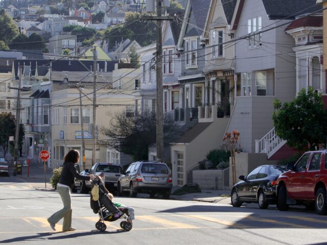 The Noe Valley Valley zip code of 94114 is amoung of only a handful of areas in the Bay Area that has seen an increase in in home values, a look down Diamond Street., on Friday Nov. 7, 2008 in San Francisco, Calif. (Photo By Michael Macor/The San Francisco Chronicle …