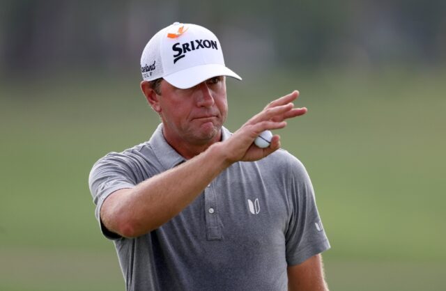 American Lucas Glover, the 2009 US Open champion, fired a four-under par 68 to grab a two-