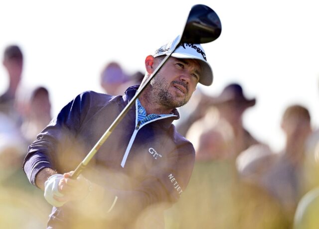 Brian Harman surged into the lead on the second day of the British Open