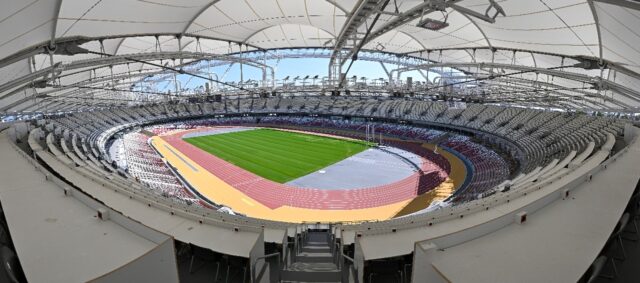 The Budapest stadium that will host the world athletics championships on August 19-27