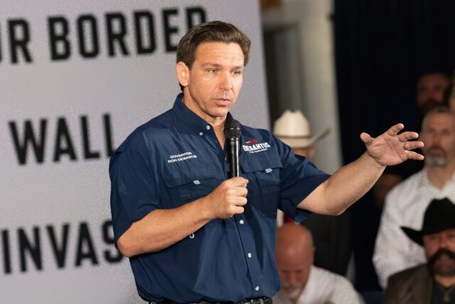 Florida governor and 2024 Republican presidential hopeful Ron DeSantis is trailing Donald