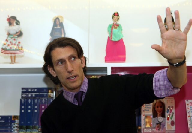 Gap named as its new CEO outgoing Mattel President Richard Dickson, shown here at the Barb