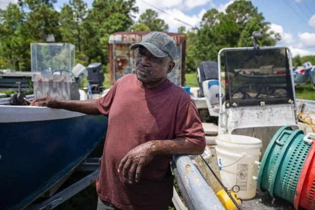 Gullah Geechee fisherman Ed Atkins says it's increasingly hard to earn a living from fishi