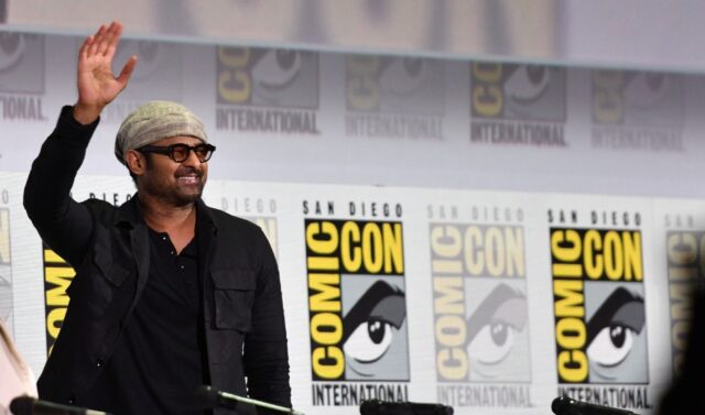 Indian actor Prabhas helped to launch the movie 'Kalki 2898-AD' at Comic Con in San Diego,