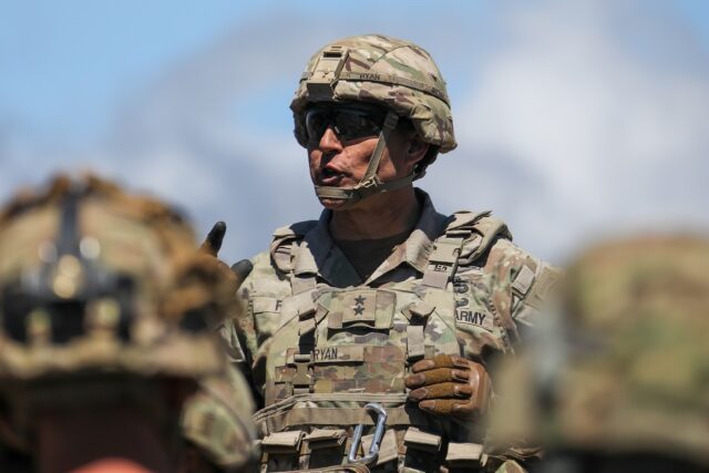 Major General Joseph Ryan told AFP the United States will rely on allies to counter any Ch