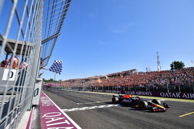 Max Verstappen takes Red Bull's 12th consecutive chequered flag