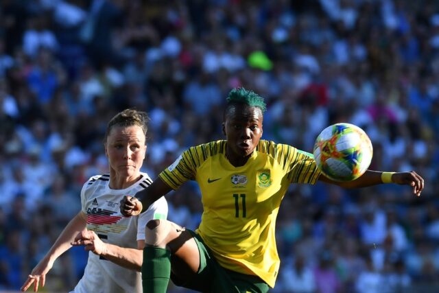 Thembi Kgatlana will spearhead South Africa at the World Cup