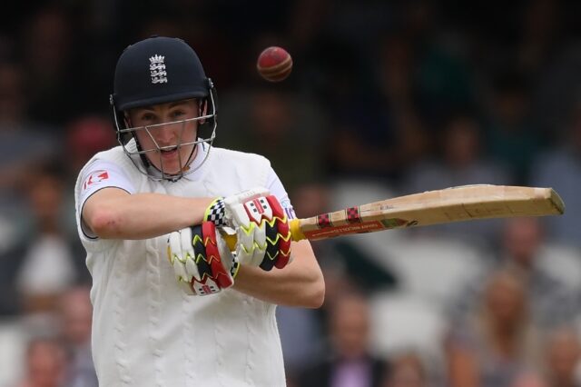 Thrilling innings - England's Harry Brook on his way to 85 against Australia in the fifth