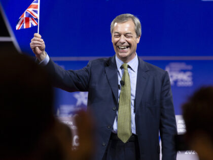 Leader of the Brexit Party and former Member of the European Parliament (MEP) Nigel Farage
