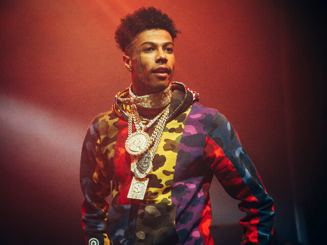 LONDON, ENGLAND - NOVEMBER 20: Blueface performs at O2 Academy Brixton on November 20, 2019 in London, England. (Photo by Joseph Okpako/WireImage)