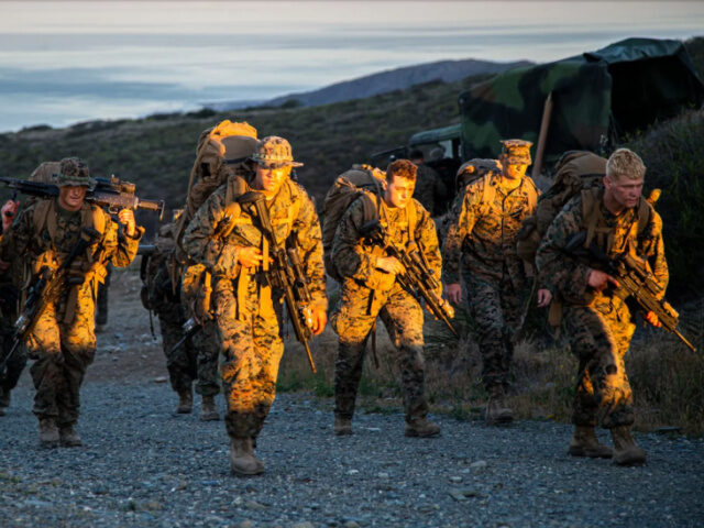 A Marine at the School of Infantry died during a live-fire exercise on Thursday, Aug. 17,