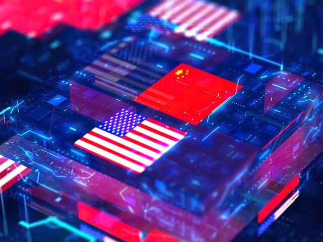 Processor Unit, Chip War. The Chip Crisis, The World's Big Problem. China and usa Fla