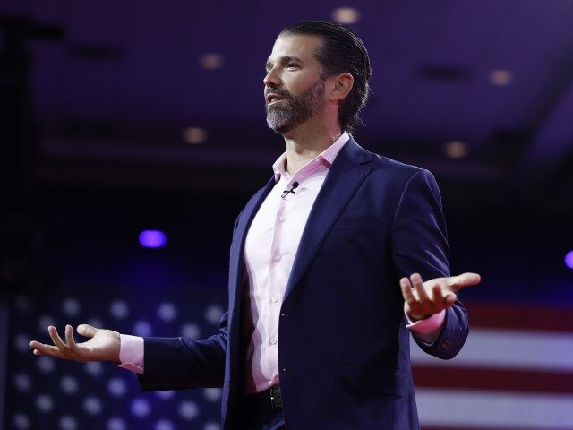 NATIONAL HARBOR, MARYLAND - MARCH 03: Donald Trump Jr. speaks during the annual Conservati