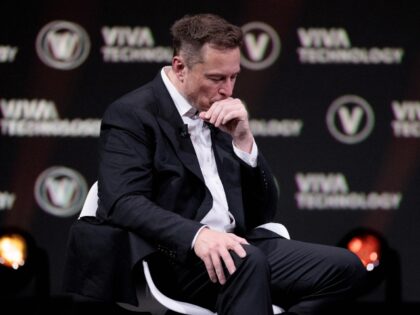 Elon Musk looks pensive