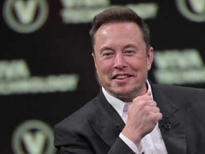 Elon Musk with a fist